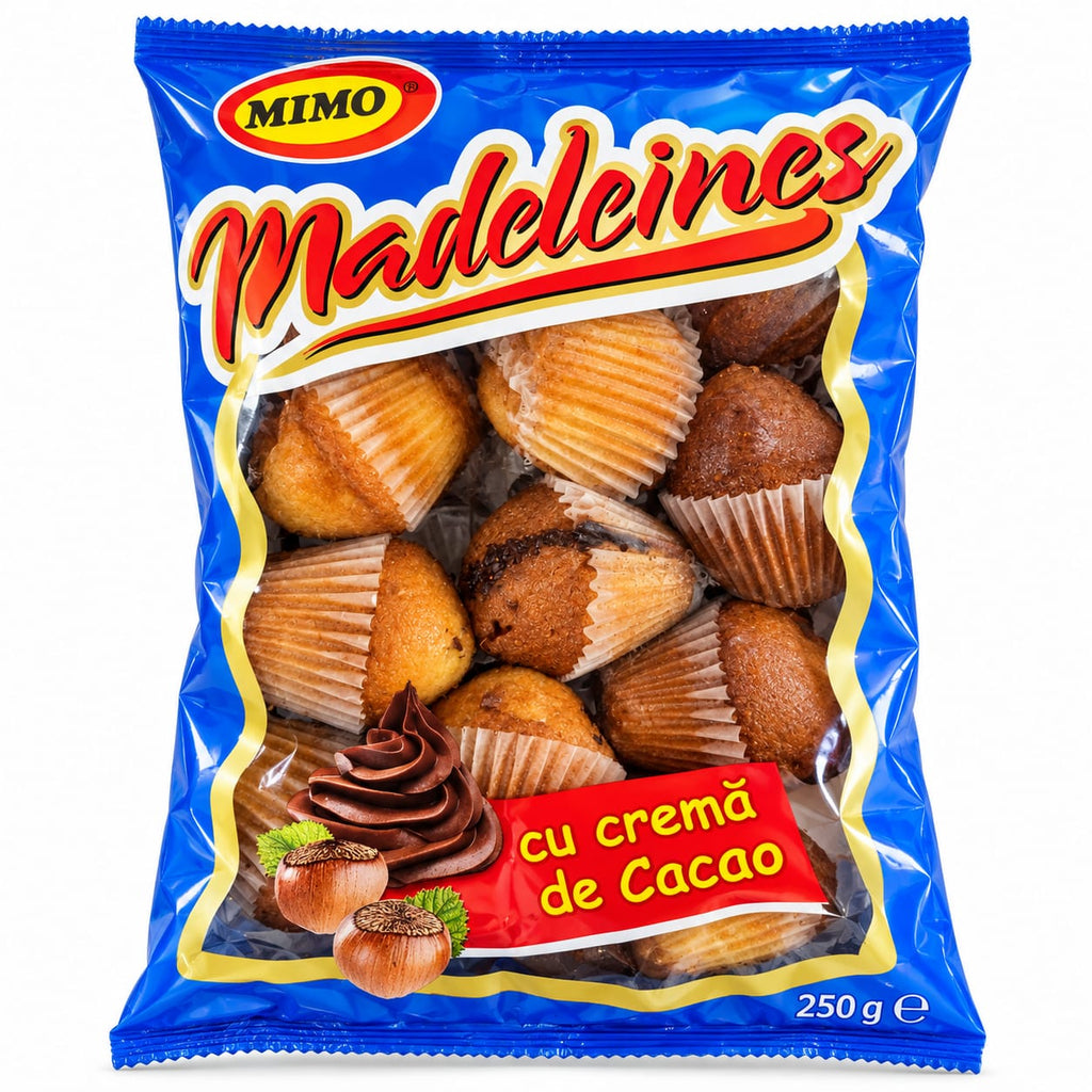 Primo Madlene cu crema de cacao 250g