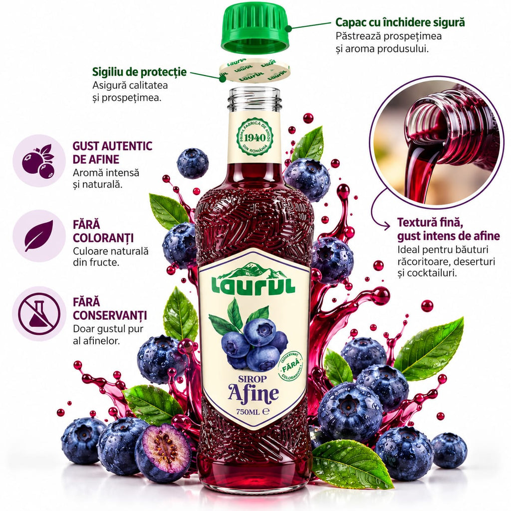 Laurul sirop de afine 750ml