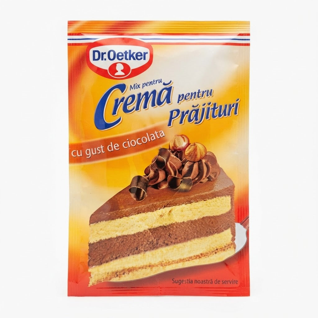 Dr.Oetker crema pentru prăjituri cu gust de ciocolata 55g